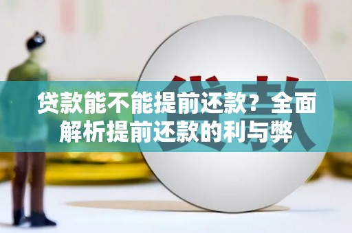 阿拉山口贷款能不能提前还款？全面解析提前还款的利与弊