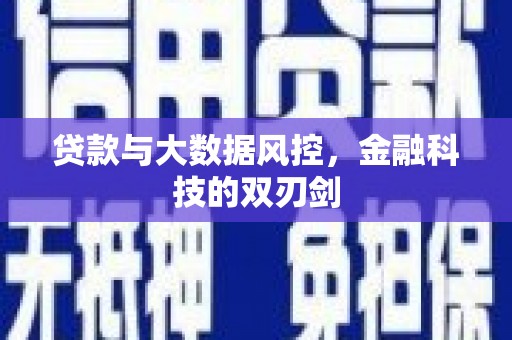 阿拉山口贷款与大数据风控，金融科技的双刃剑