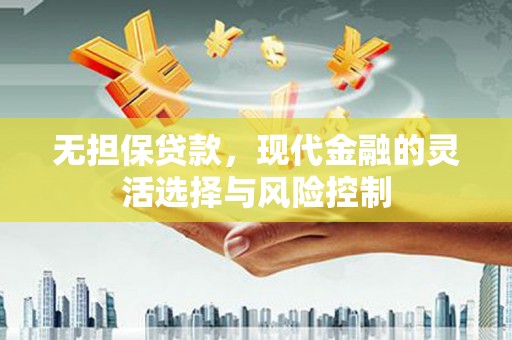 阿拉山口无担保贷款，现代金融的灵活选择与风险控制