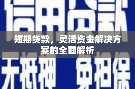 阿拉山口短期贷款，灵活资金解决方案的全面解析