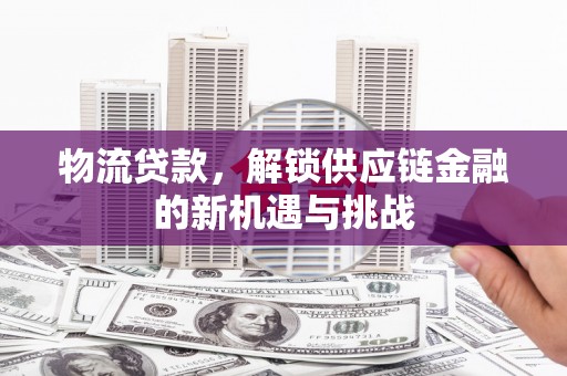 阿拉山口物流贷款，解锁供应链金融的新机遇与挑战