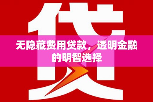 阿拉山口无隐藏费用贷款，透明金融的明智选择
