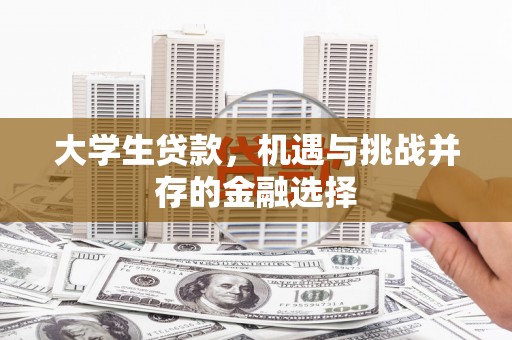 阿拉山口大学生贷款，机遇与挑战并存的金融选择