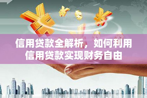 阿拉山口信用贷款全解析，如何利用信用贷款实现财务自由